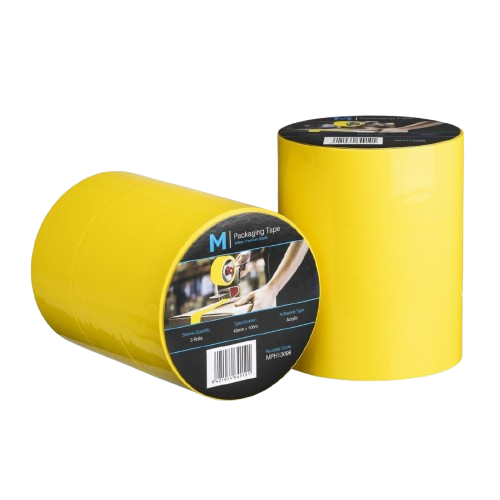 OPP Acrylic Yellow Hand Tape, 48mm x 100m