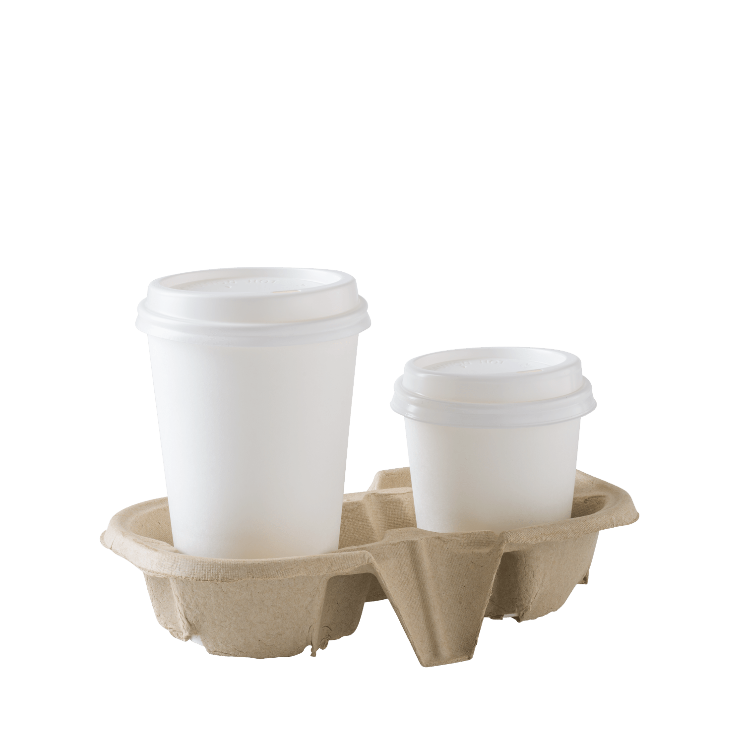 2 Cup Pulp Drink Tray - NZ Packaging