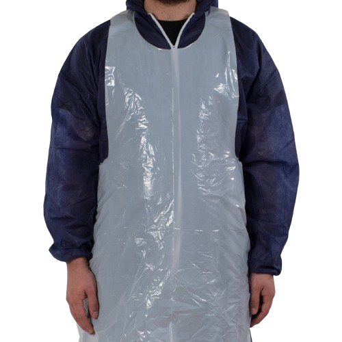 Disposable Apron, White, 1170 x 690mm (100)