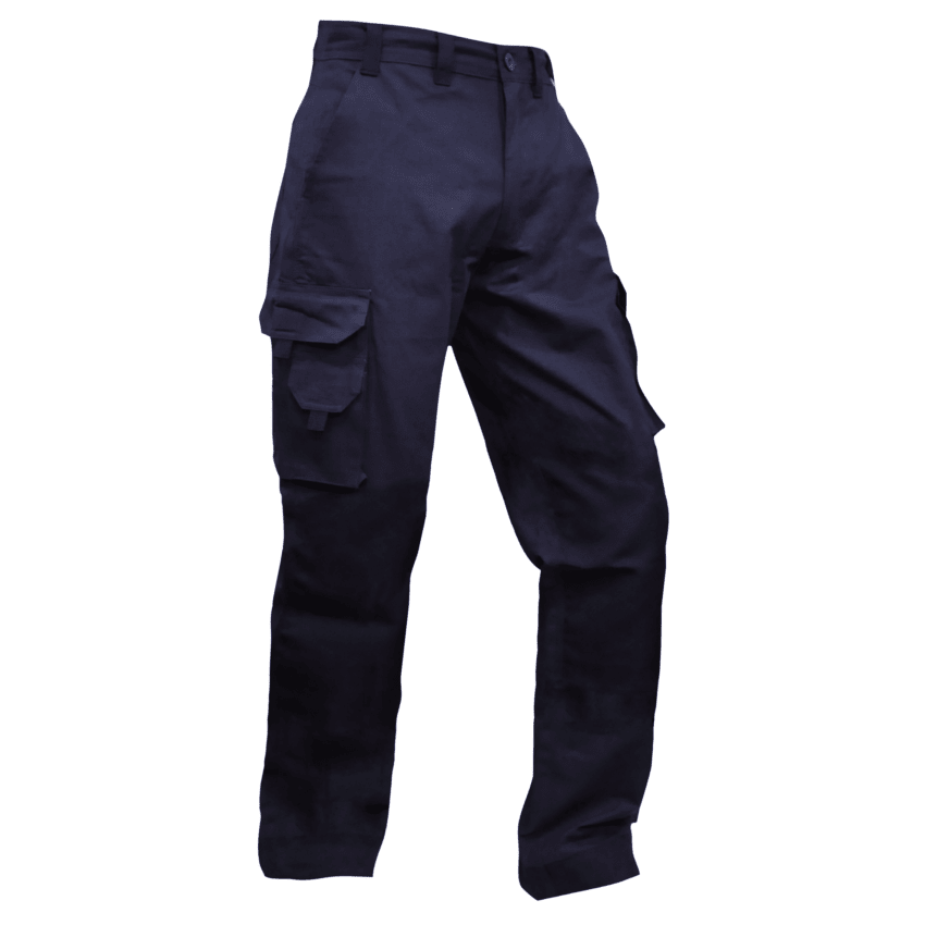 220gsm Light Cargo Trousers, Ripstop, Navy - NZ Packaging