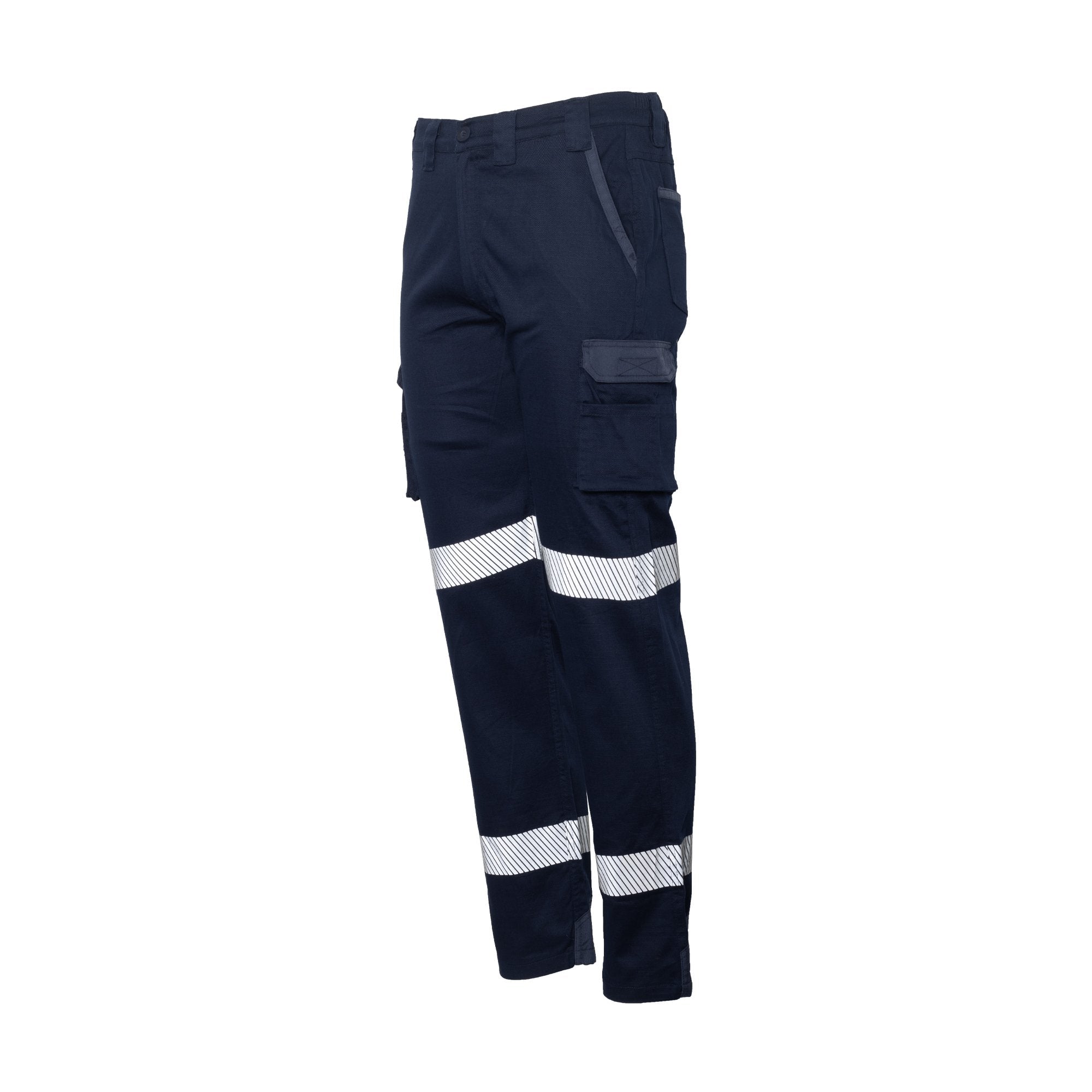 220gsm Light Cargo Trousers, Ripstop, Navy With Ta - NZ Packaging