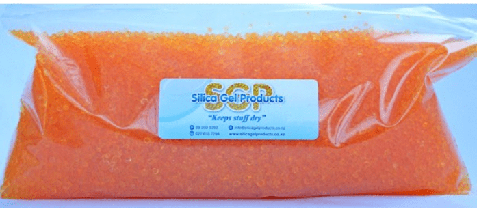 290mm x 160mm Orange Indicating Silica Gel Sachets 1kg - NZ Packaging