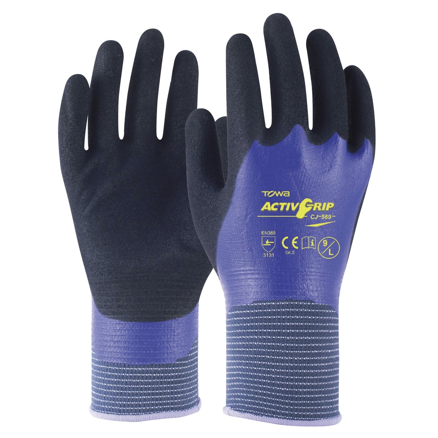 Glove Ag569 Activgrip Nitrile Double Full Dip With Microfini