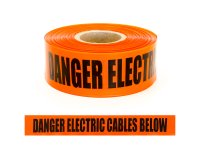 Trench Warning Tape - Electrical 75mm X 250m (Orange)