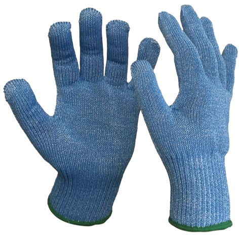 Food Grade Cut 5 Glove, Blue , Large