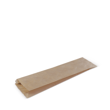 400mm X 100mm X 65mm Brown Single Bottle Paper Bag (500) - NZ Packaging