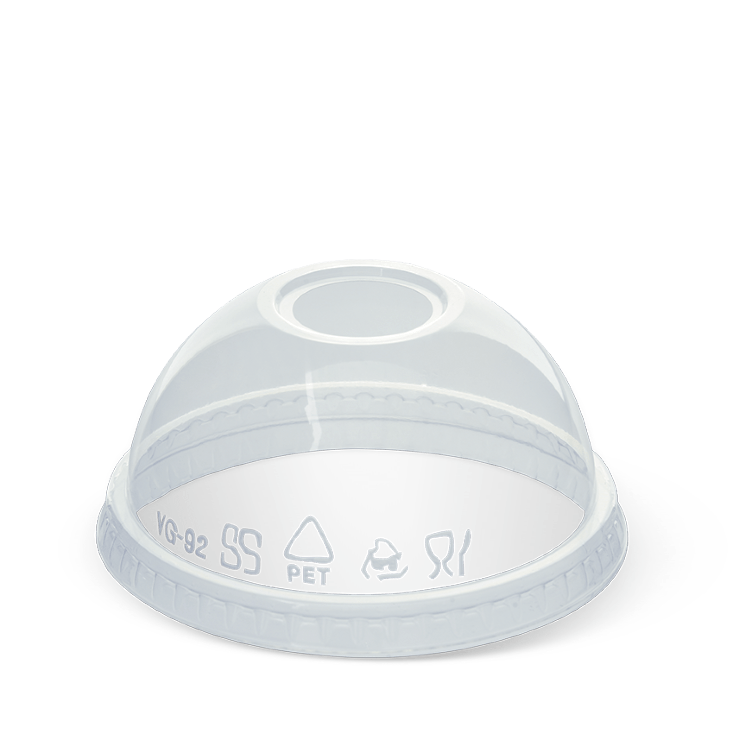 425ml PET Dome Clear Lid - NZ Packaging
