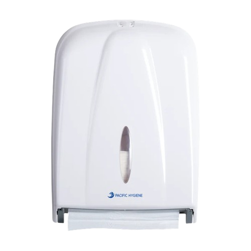 Hand Towel Trim Dispenser 35cm x 26cm x 7cm White (D54W)