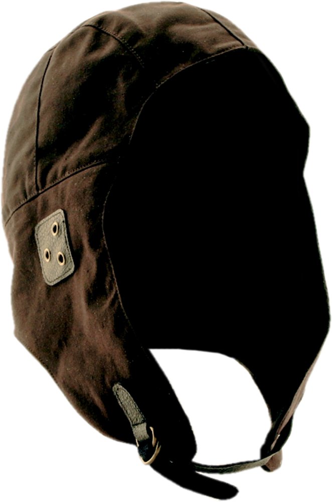 Caution Oilskin Aviator Cap