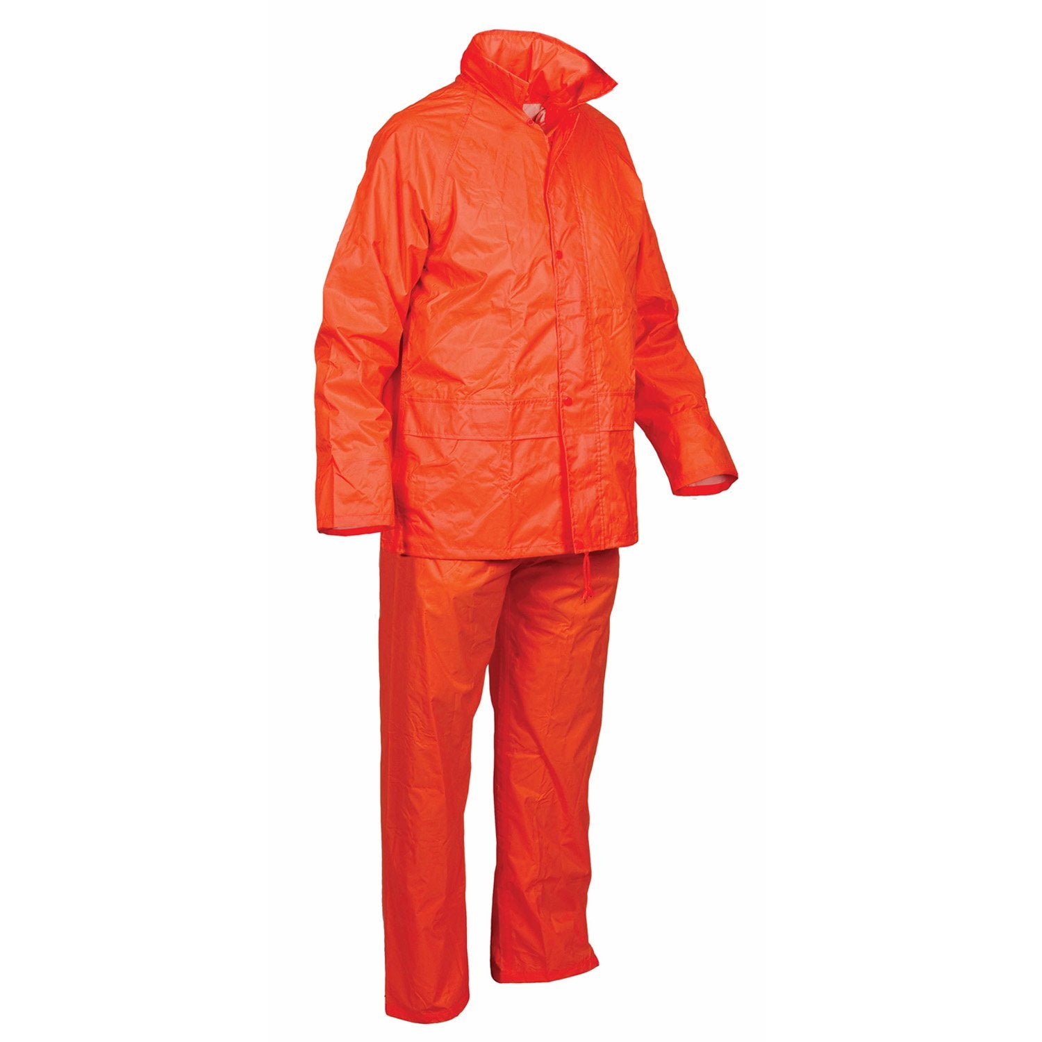 Rainsuit Neon Orange Jacket & Pant Set