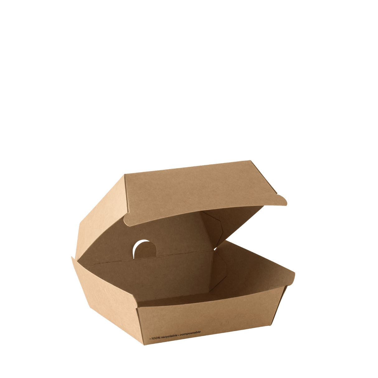 Detpak Brown Go Extra Large Burger Box (400)