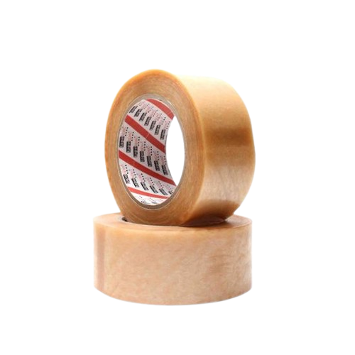 Rubber Adhesive Vinyl Packaging Tape, Clear, 48mm x 100m