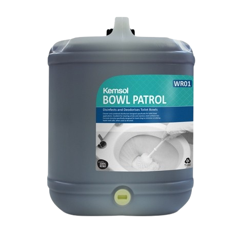 Kemsol Bowl Patrol Disinfects and Deodorises Toilet Bowls 20L