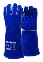 Esko Leftie, Left Hand Pair Blue Welders Gloves, Premium Quality, Kevlar Stitched, Lined/Welted 406mm