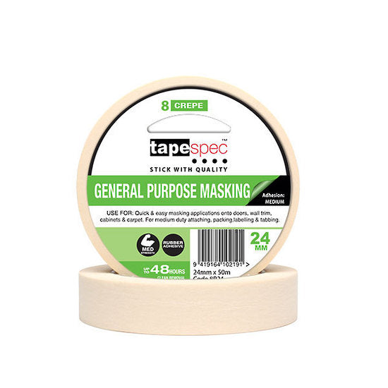 Professional Crepe Masking Tape 48mm x 50m