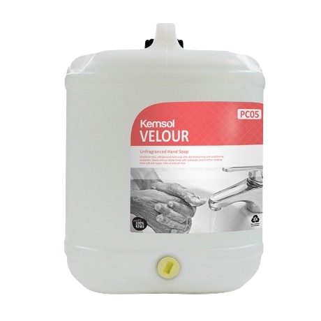 Kemsol Velour Unfragranced Hand Soap 20L