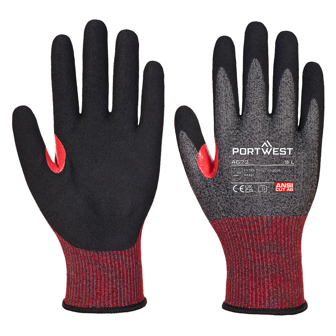 CS Cut F18 Nitrile Glove, Black