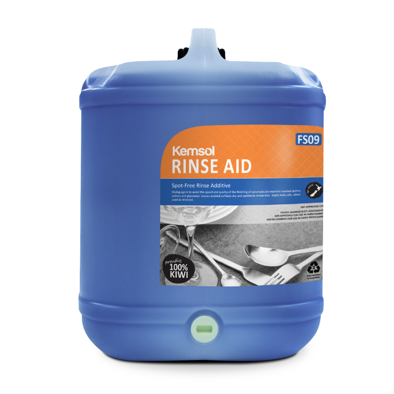Kemsol Rinse Aid Spot-Free Rinse Additive 20L