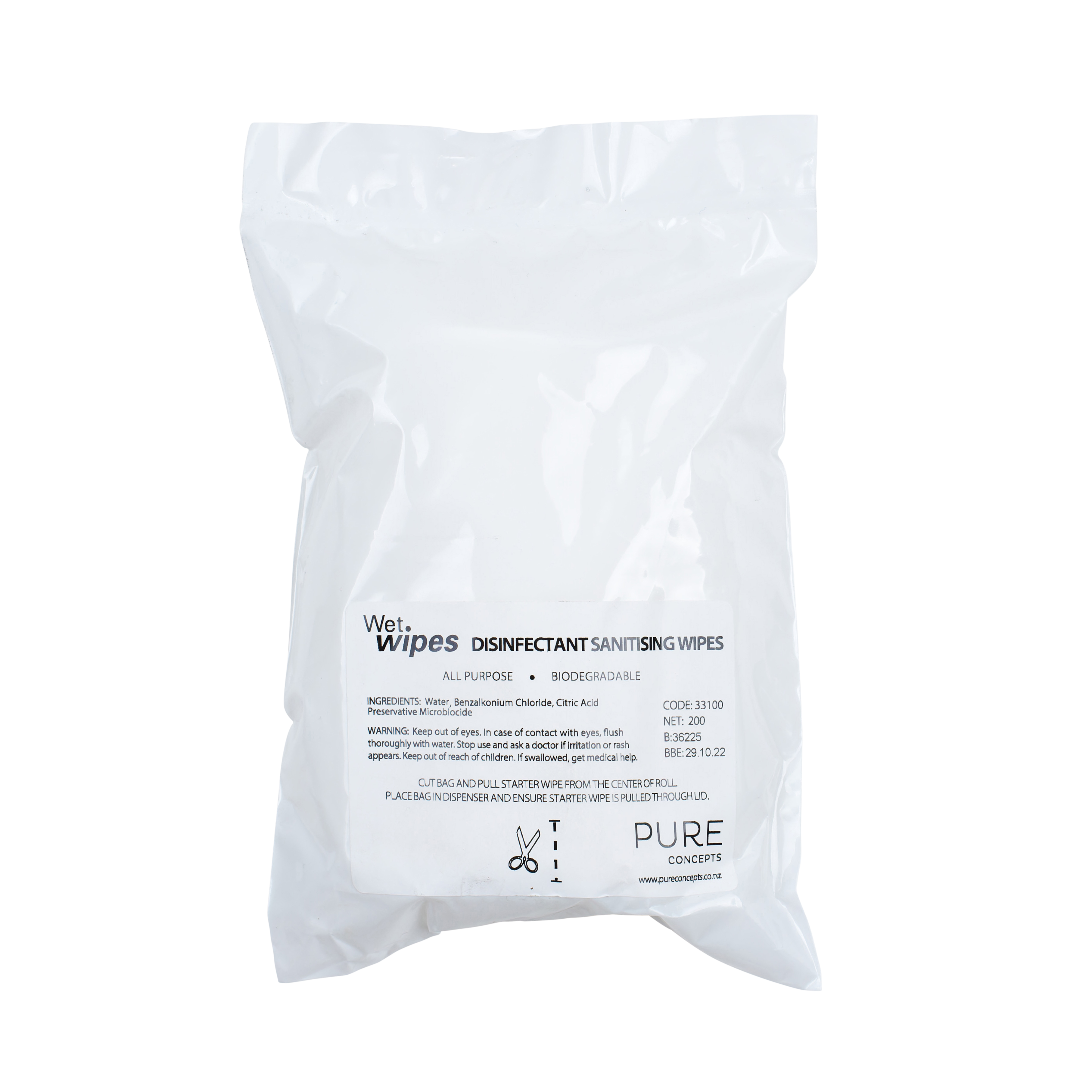 Sorb-X Surface Wipes (Soft Pack) (200)