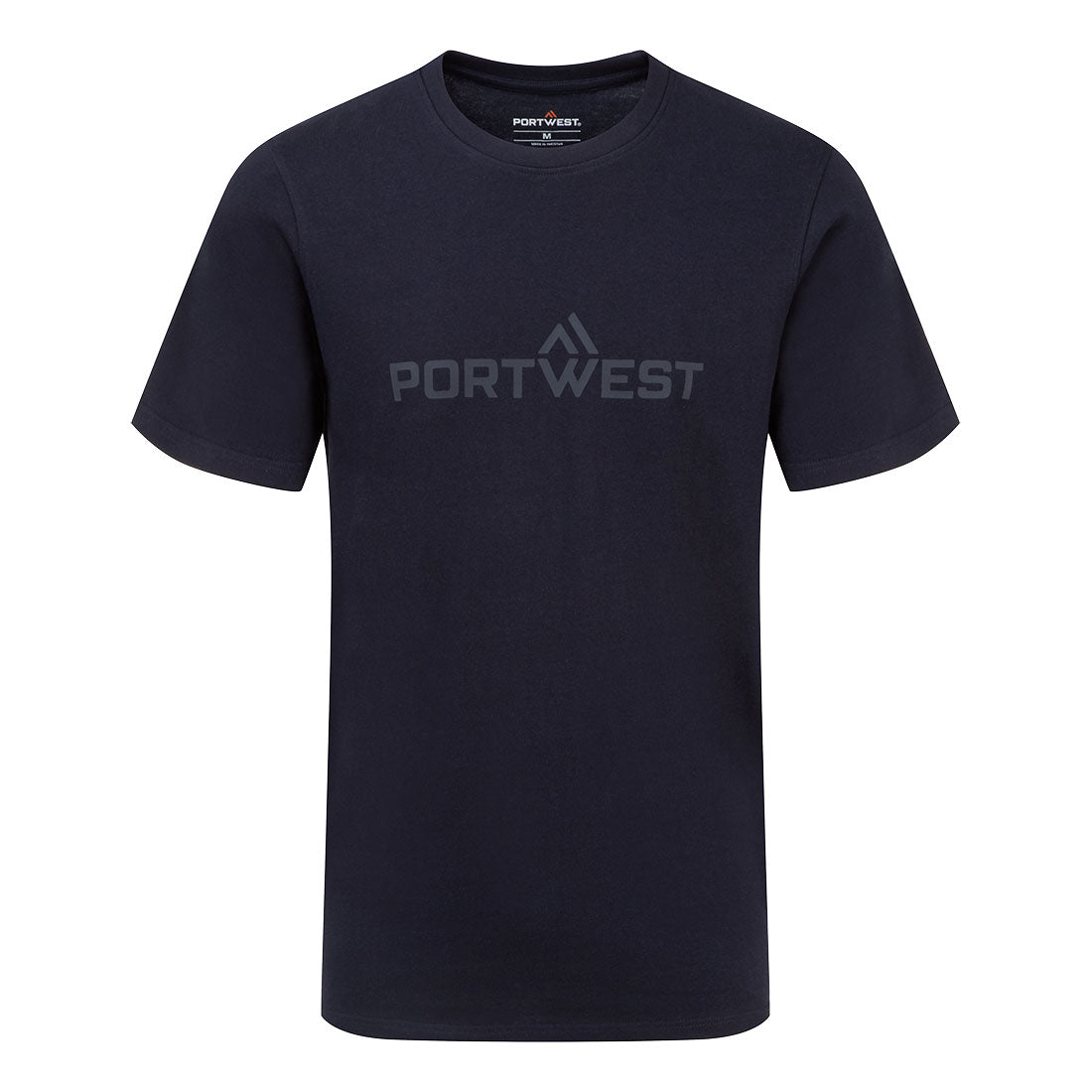 Portwest Embossed T-Shirt S/S, Navy