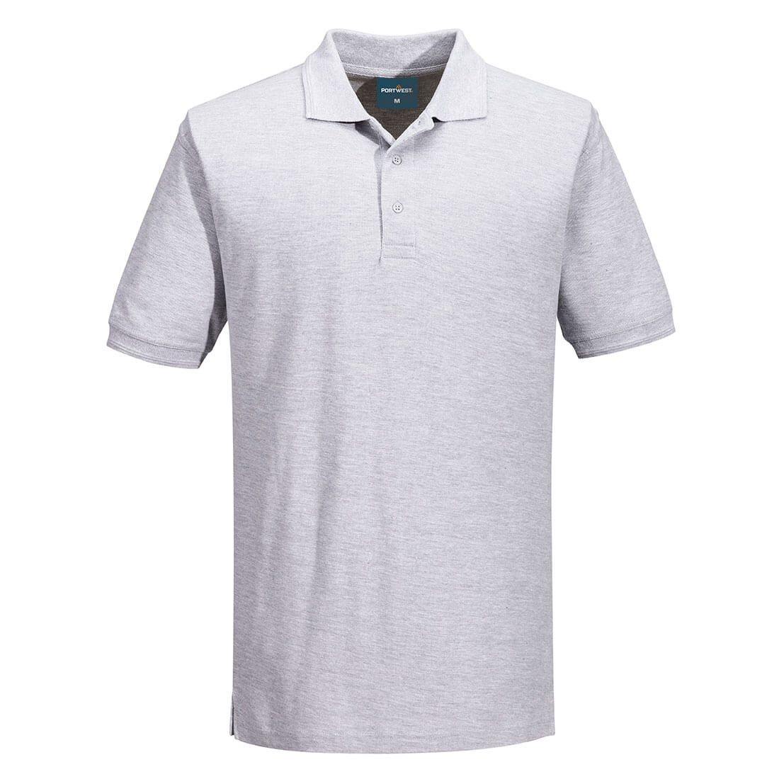 Naples Polo Shirt S/S, Heather Grey