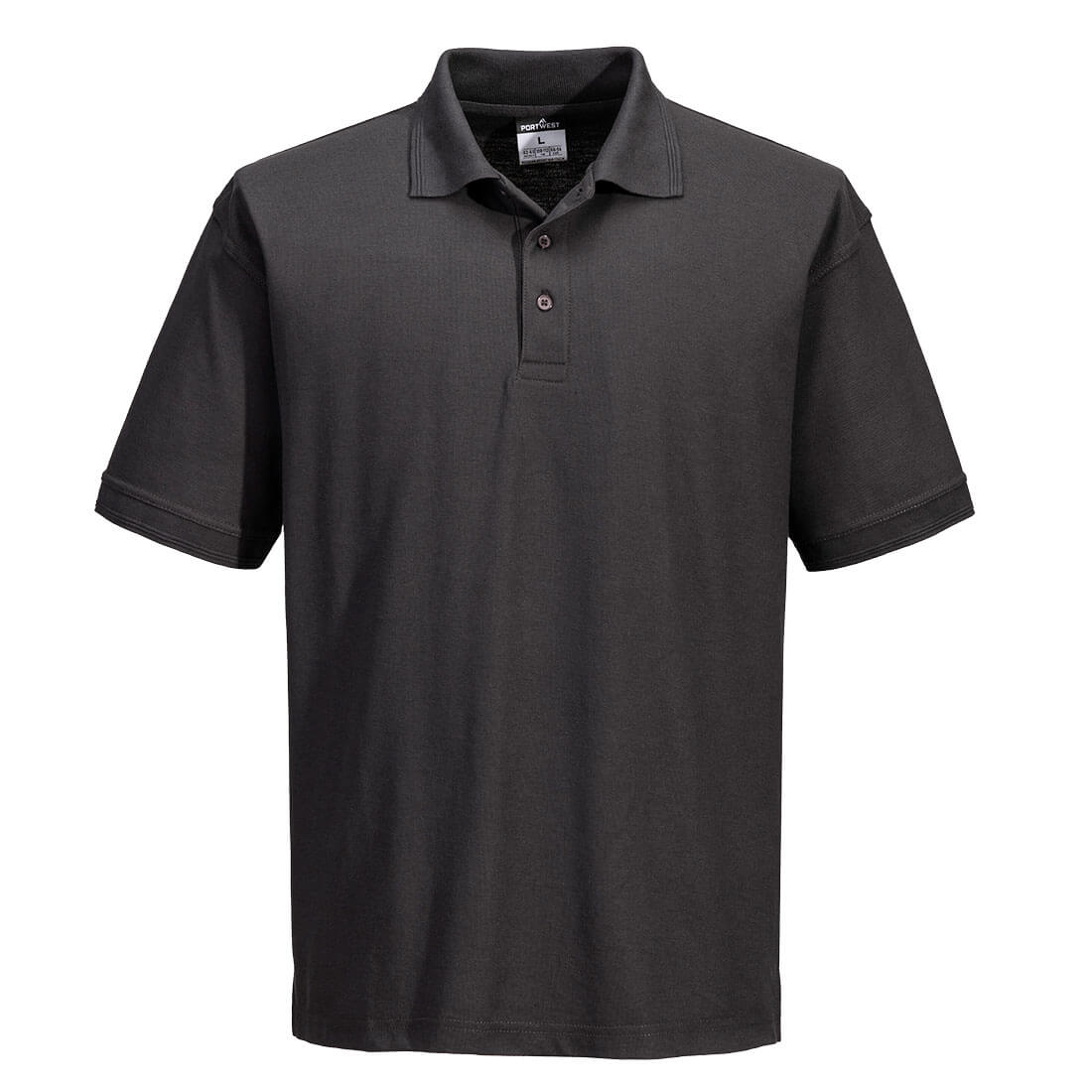 Naples Polo Shirt S/S, Metal Grey