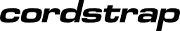 Cordstrap logo in bold black text on white background