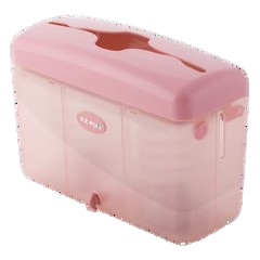 Table Top Trim Towel Dispenser Pink