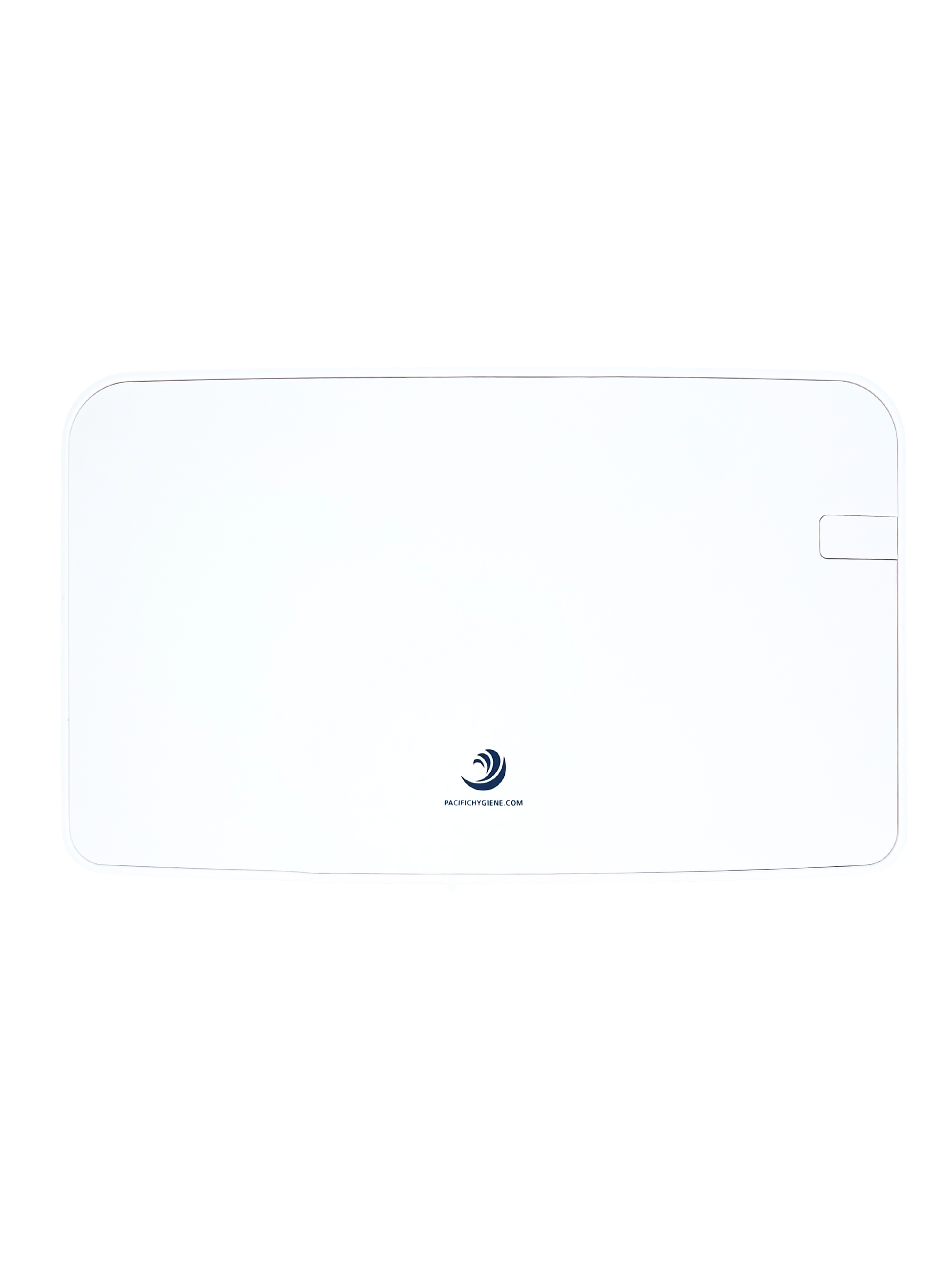 Quartz Double Toilet Roll Dispenser - White