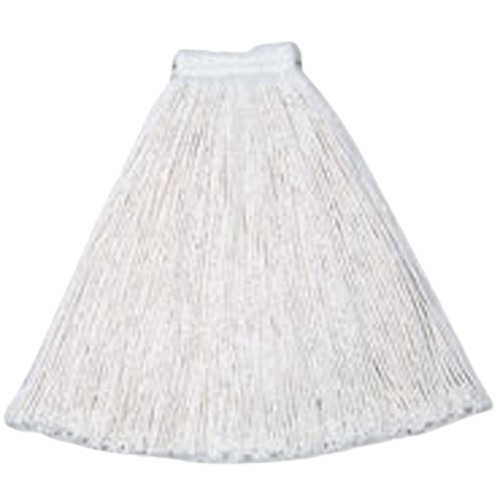 Rubbermaid 450gr (16OZ) Value Pro Cut-End, Cotton Wet Mop, 1" Headband, White