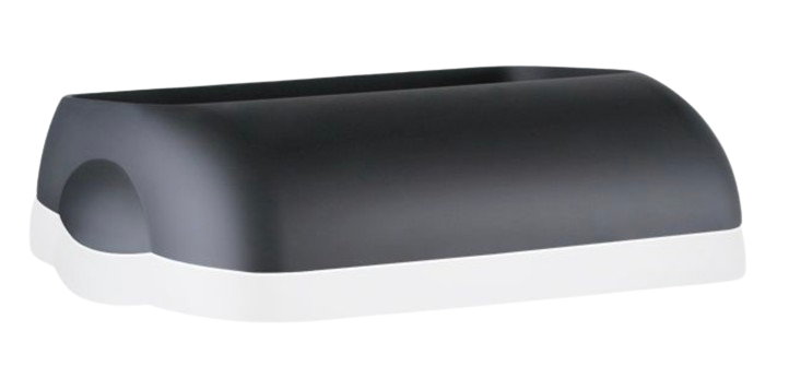 Waste Paper Bin Black 43Lt - Lid
