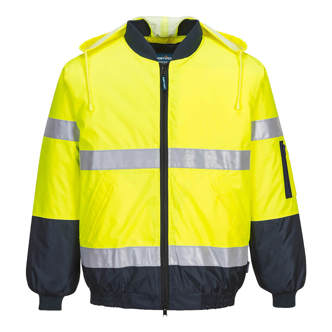 Hi-Vis Contrast Bomber Jacket, YN