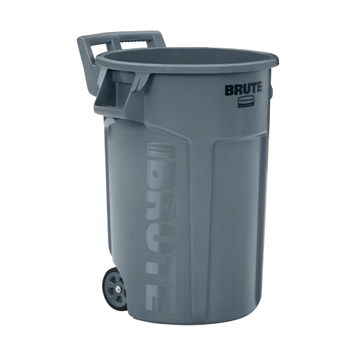 Rubbermaid BRUTE Wheeled Container, 166L Gray