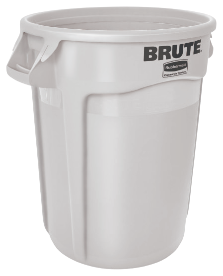 Rubbermaid BRUTE Container 121.1L - White