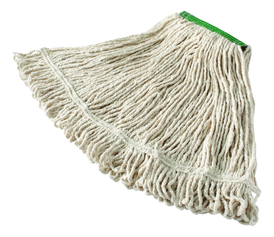 Rubbermaid 570gr (20oz) Superstich Blend Wet Mop, 1" Headband, Blue