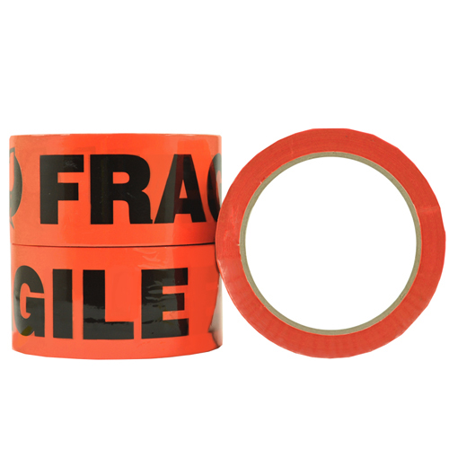 Fragile OPP Rubber Message Tape, 48mm X 66m