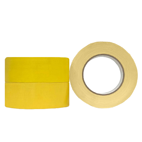 80 Mesh Rayon Rubber Cloth Tape, Yellow, 48mm X 30m