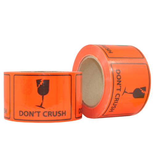 Do Not Crush, Rippa Label, 72mm X 100mm X 66m