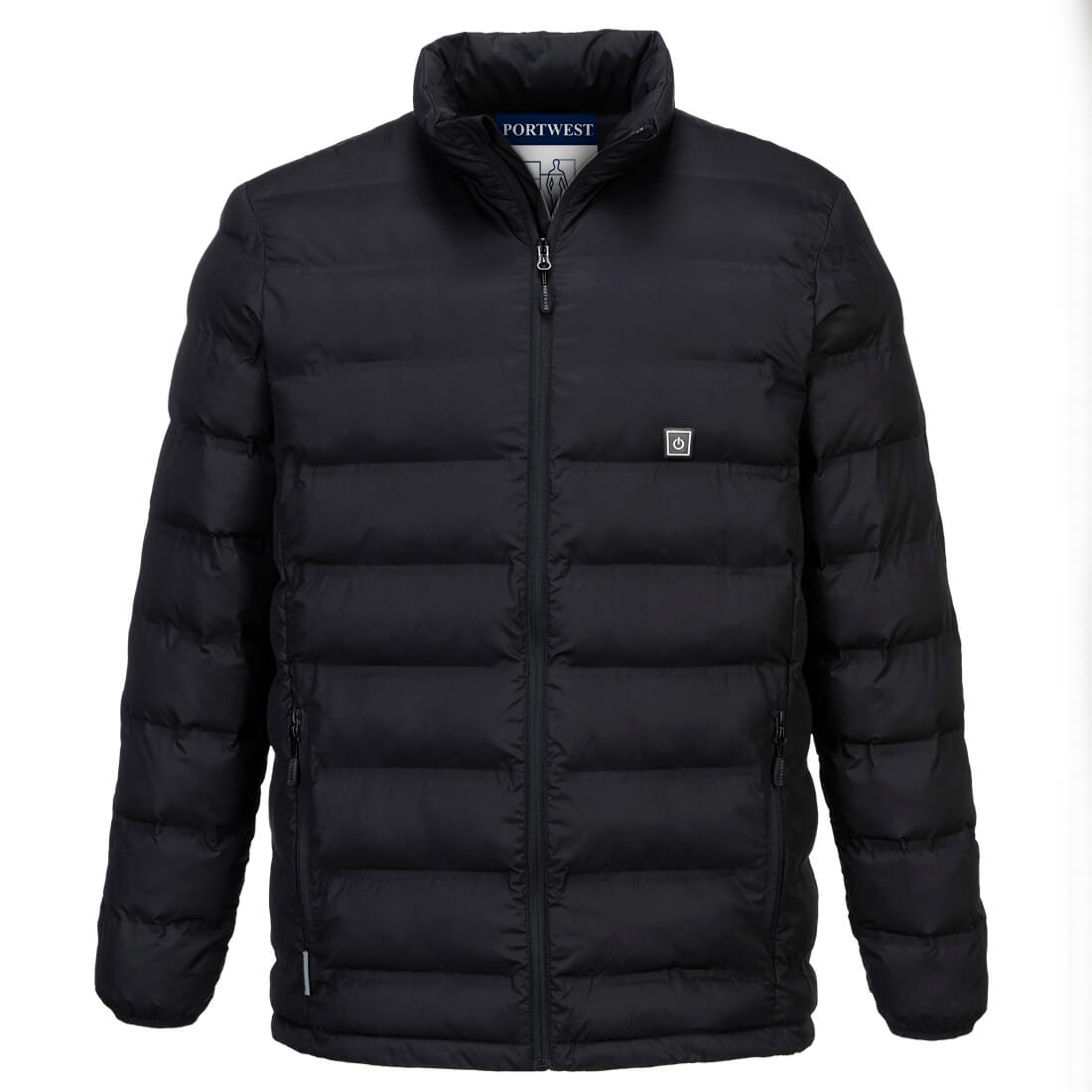 Ultrasonic Heated Tunnel Jacket, Black