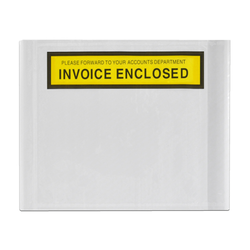 Invoice Enclosed Labelope, Clear, 115mm X 150mm (1000)
