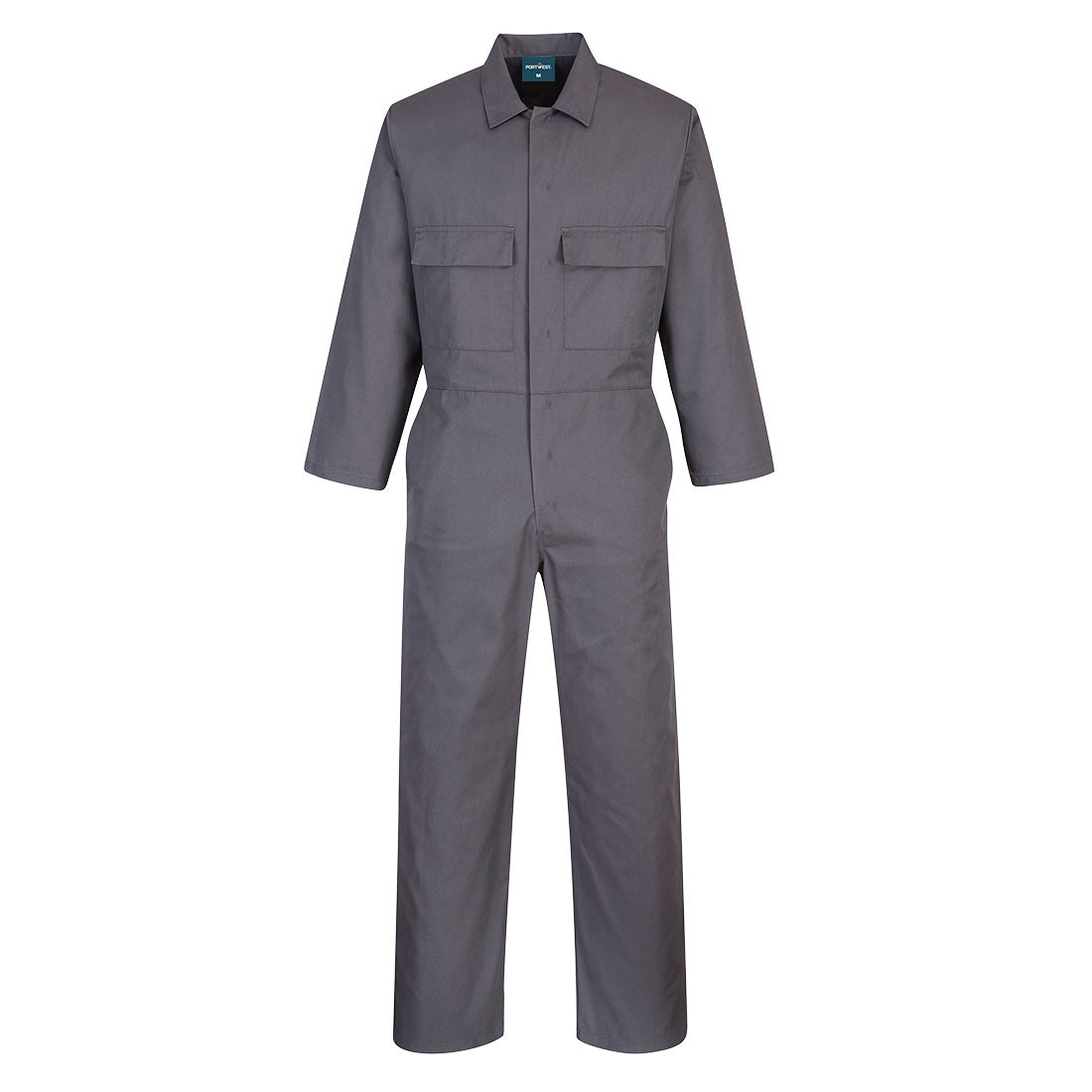 Euro Work Polycotton Coverall, Zoom Grey