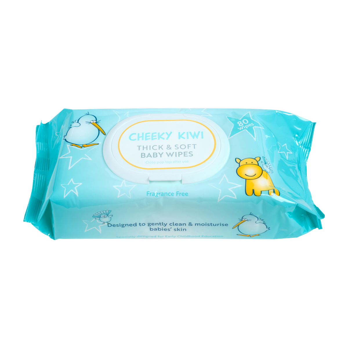 Cheeky Kiwi Baby Wet Wipes, Fragrance Free
