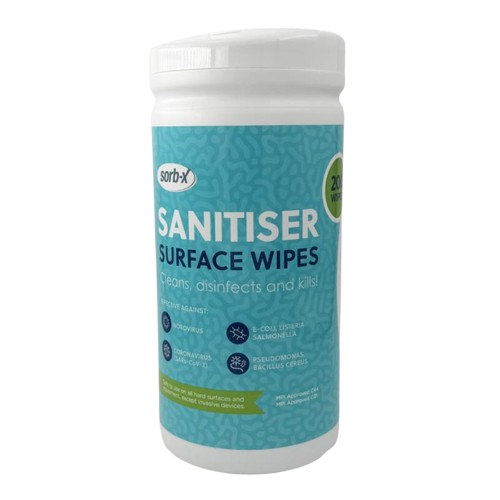 Sorb-X Sanitiser Surface Wipes (200)