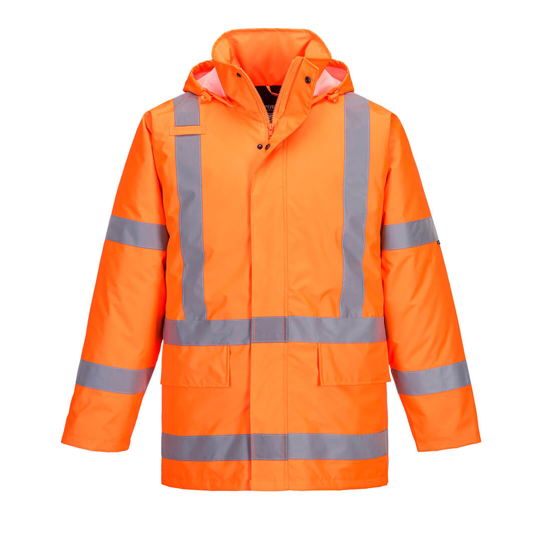 TTMC-W17 X Back Winter Traffic Jacket, Orange