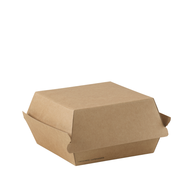 Detpak Brown Go Burger Box (500)