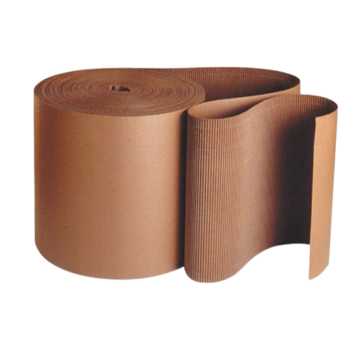 Single Faced Corrugated Roll, Kraft, 600mm X 75m