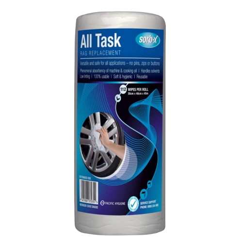 Wipes All Task Sorb-X White 30cm X 40cm X 45m