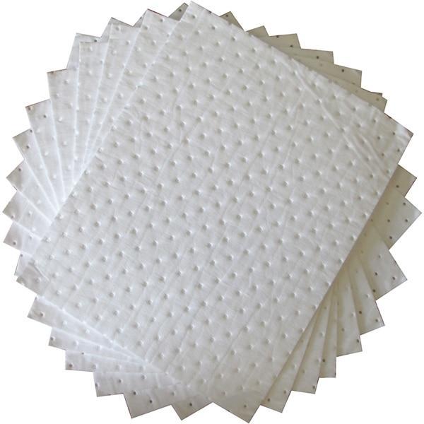 Absorbent Pads, Oil Only , White, 400mm X 500mm, 400gsm (10) - NZ Packaging