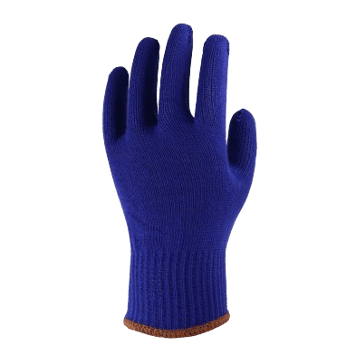 Acrylic Knit Liner gloves, Navy - NZ Packaging