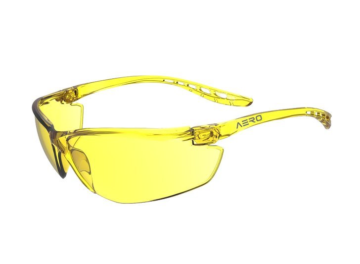 Aero Safety Spec, Anti-Fog Coating, Dielectric, Amber Lens - NZ Packaging